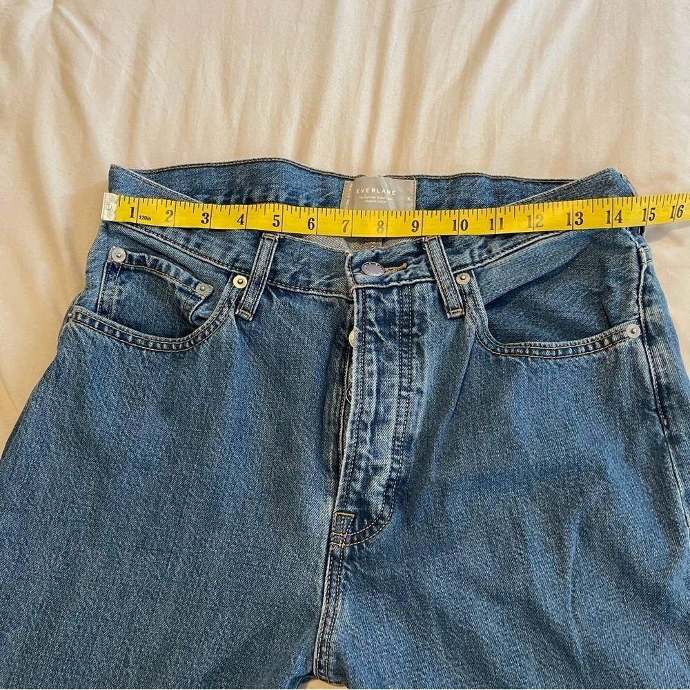 Everlane The Summer Slouch Women’s Straight Leg Jeans Size 26 - Picture 3 of 5